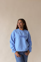 "Recovering Perfectionist" Embroidered Sweatshirt