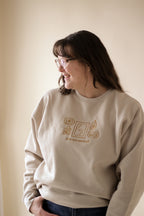 "You Are Enough" Embroidered Sweatshirt