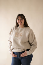 "You Are Enough" Embroidered Sweatshirt