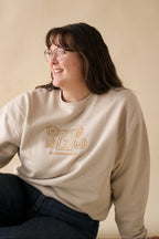 "You Are Enough" Embroidered Sweatshirt