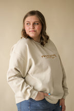 "Recovering People Pleaser" Embroidered Sweatshirt