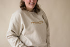 "Recovering People Pleaser" Embroidered Sweatshirt